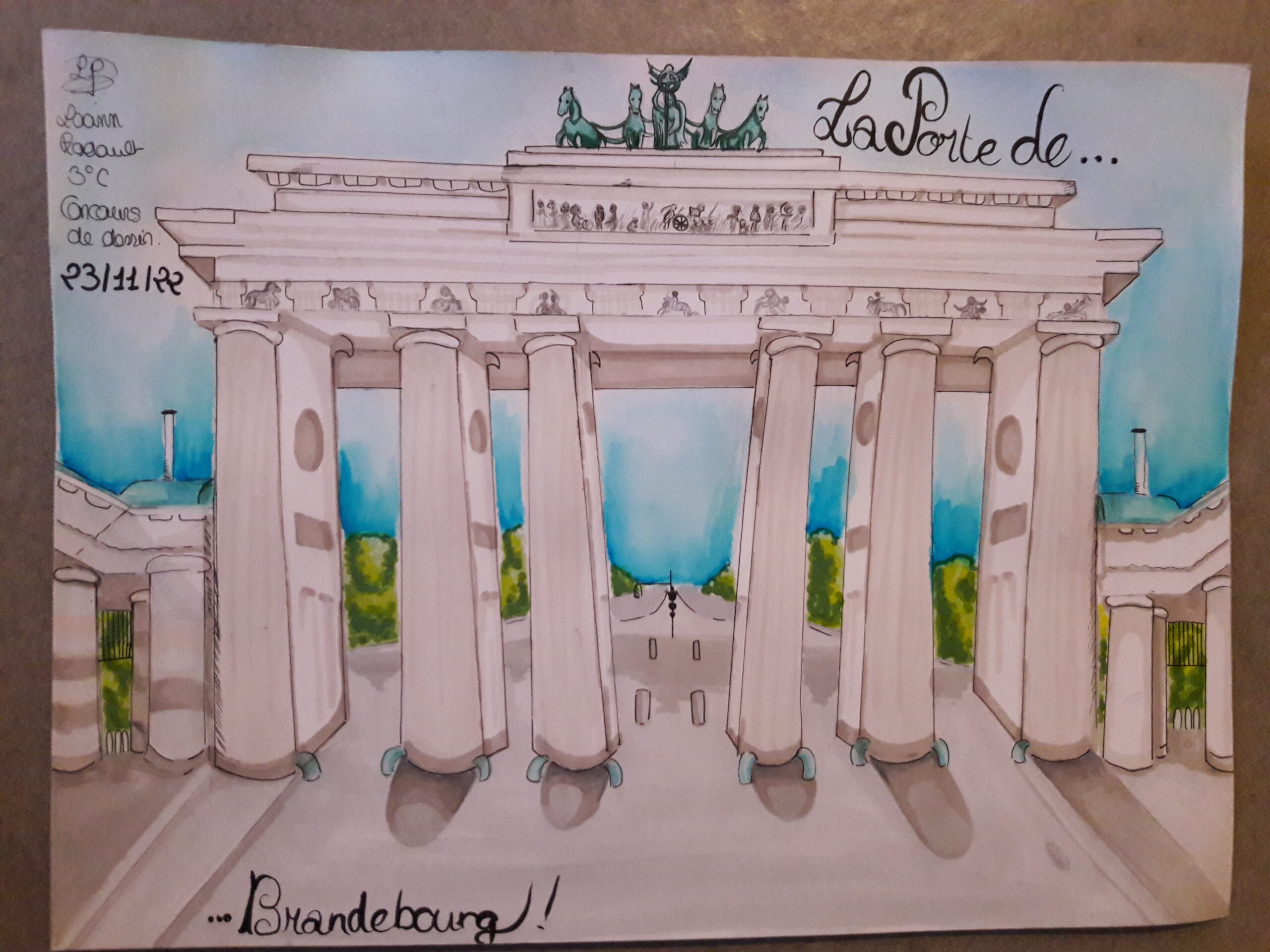 Ich zeichne Brandenburg