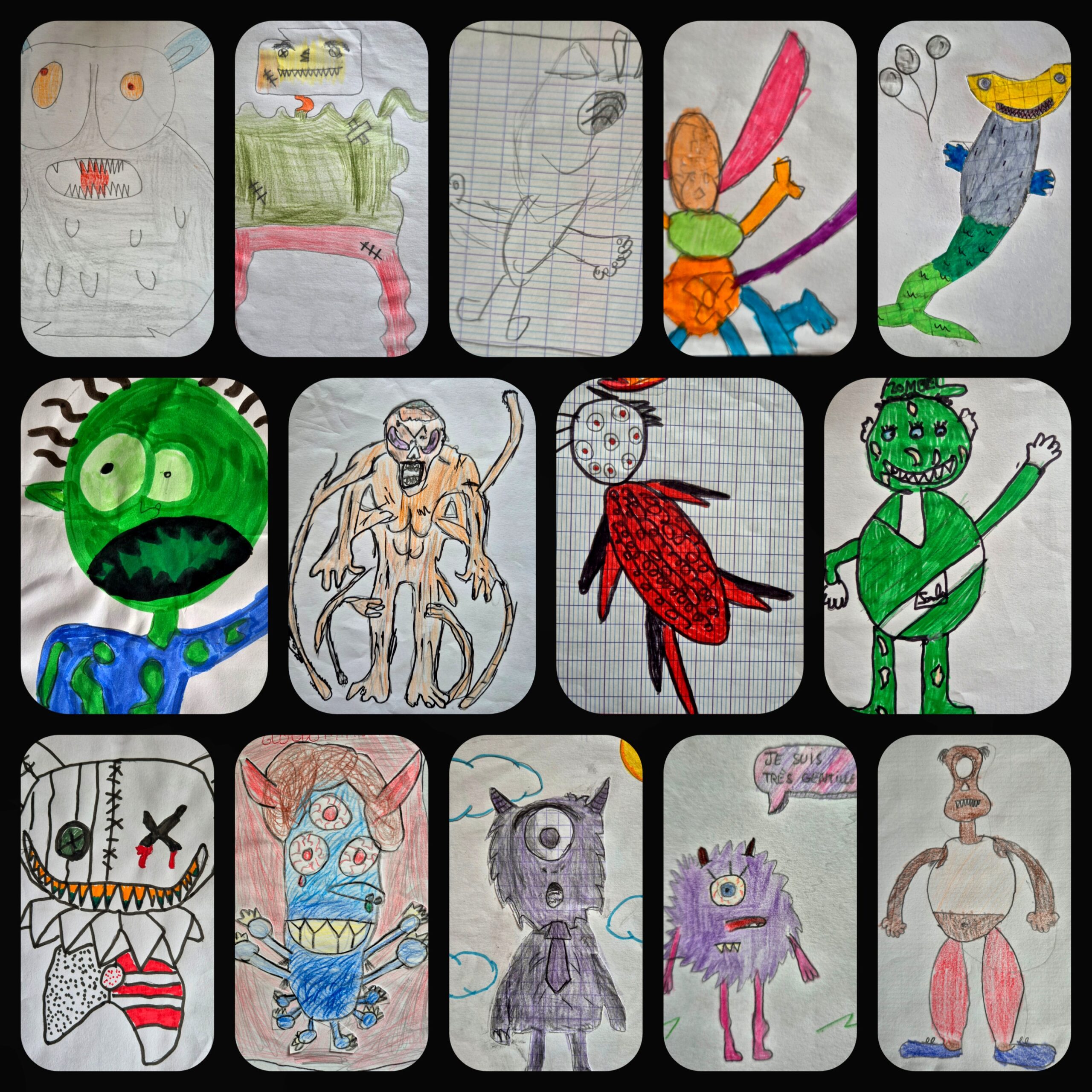 « Mon monstre » – 6e